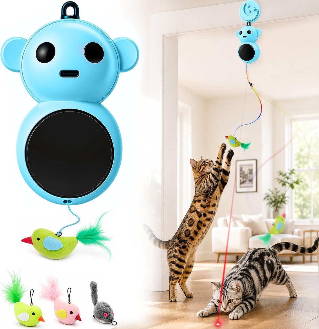 Interactive Cat Toy for Indoor Cats