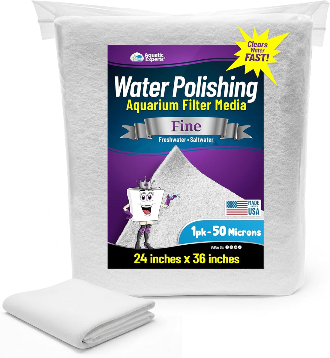 Aquatic Experts Aquarium Polishing Filter Pad