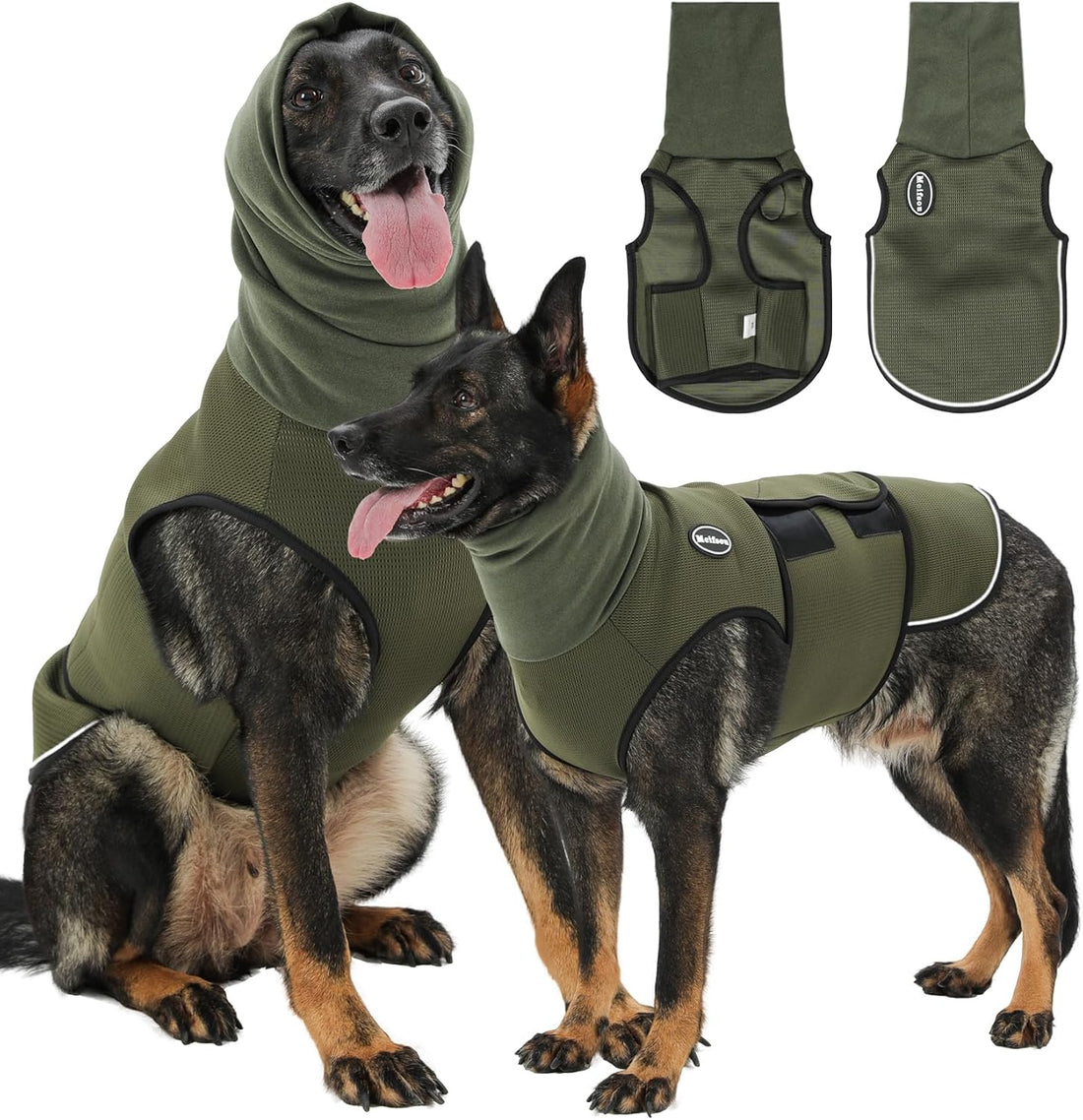Meifsou Dog Anxiety Vest with Hood