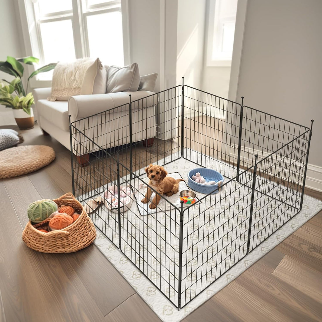 FXW MiniPaws Dog Playpen, Indoor, Yard & RV Camping, 20" H