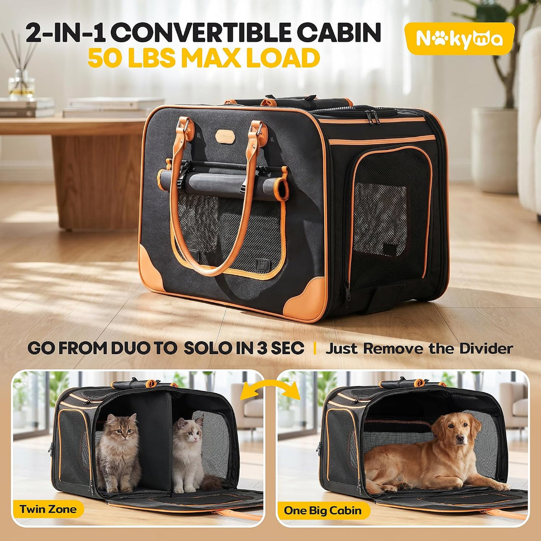 Extra Large Cat Carrier for 2 Cats