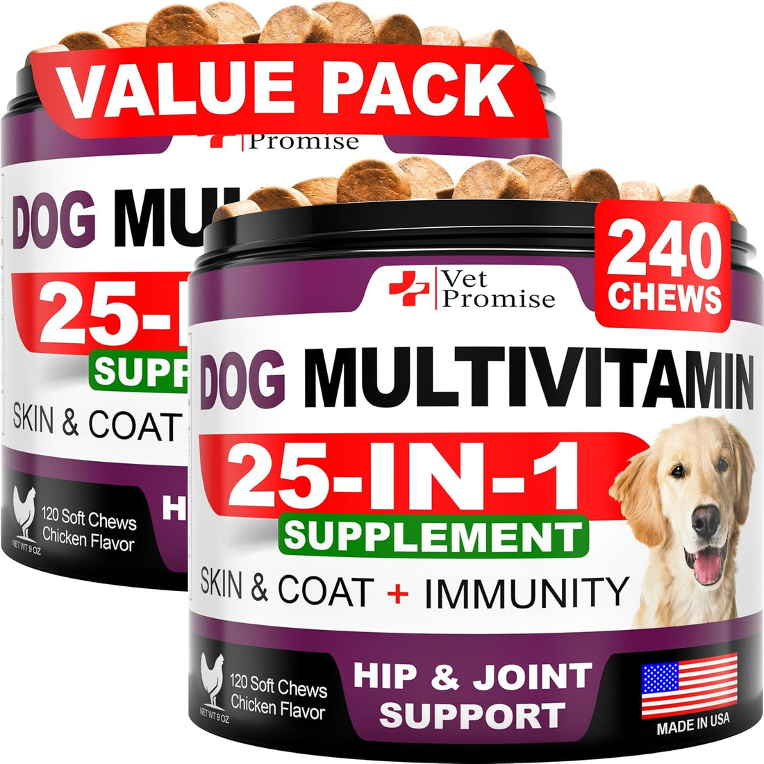 Dog Multivitamin Chewable with Glucosamine