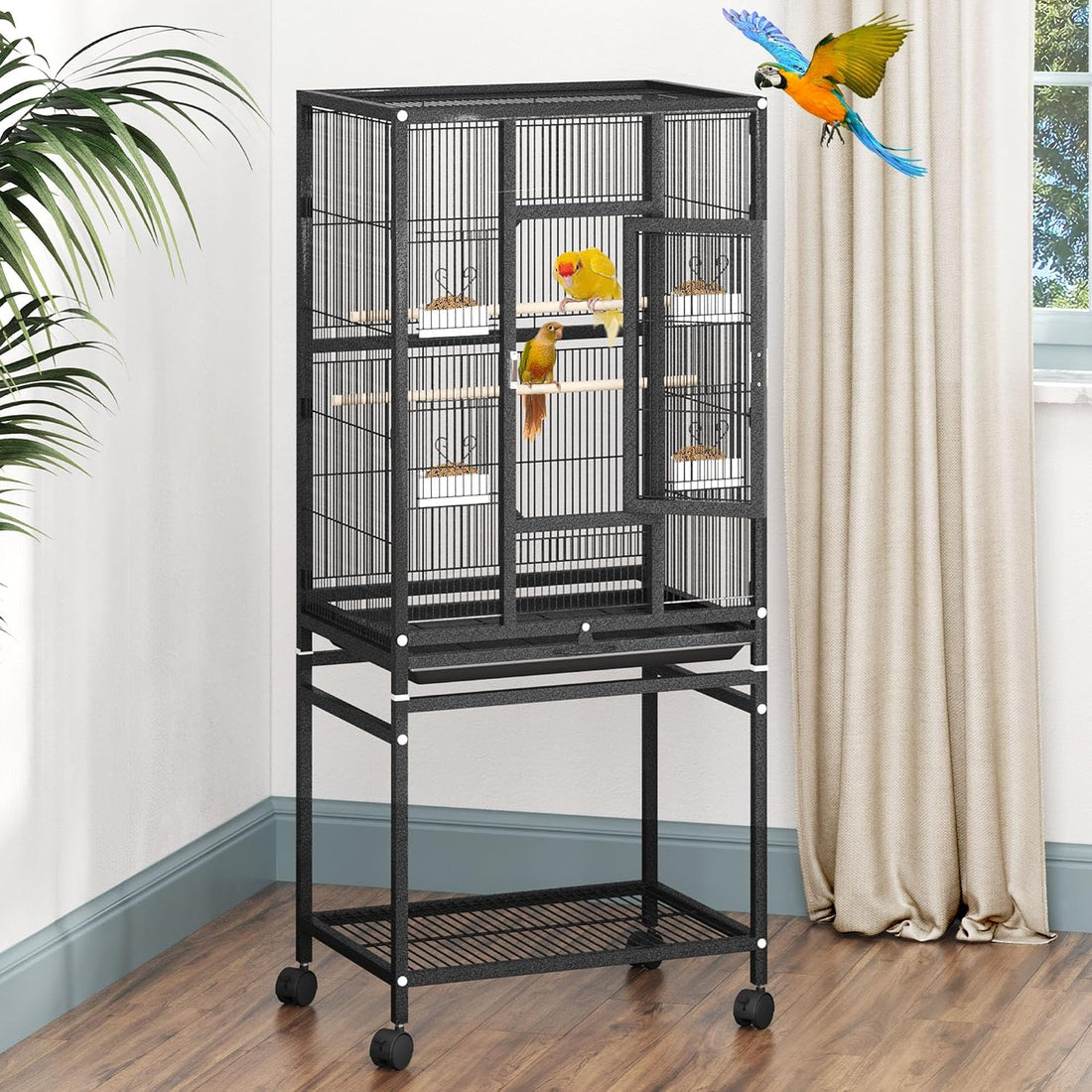 DWVO 41-inch Metal Bird Cage