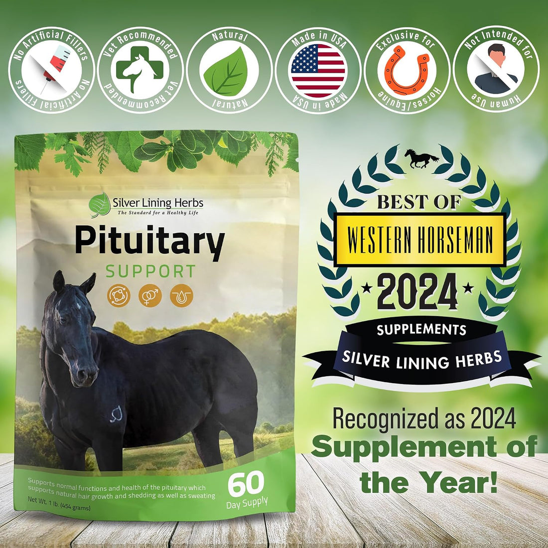 Silver Lining Herbs Horse Pituitary Gland Supplements - 1 lb