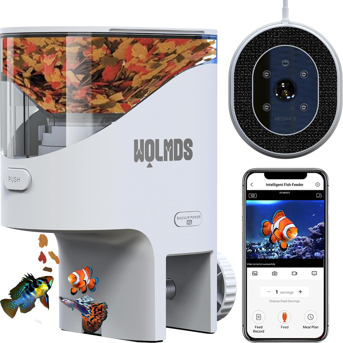 WiFi Automatic Fish Feeder for Aquarium