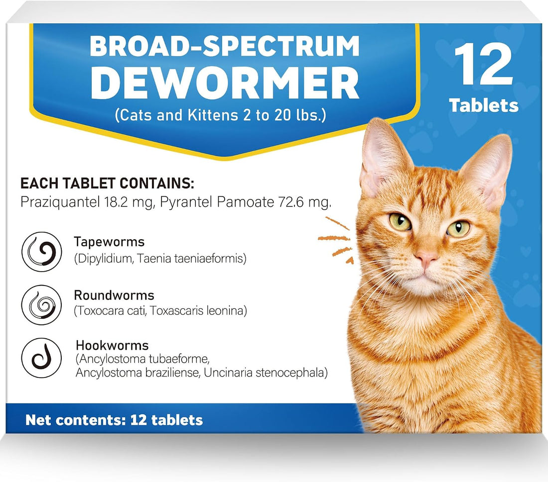 Broad-Spectrum Dewormer - Tablets for Cats & Dogs