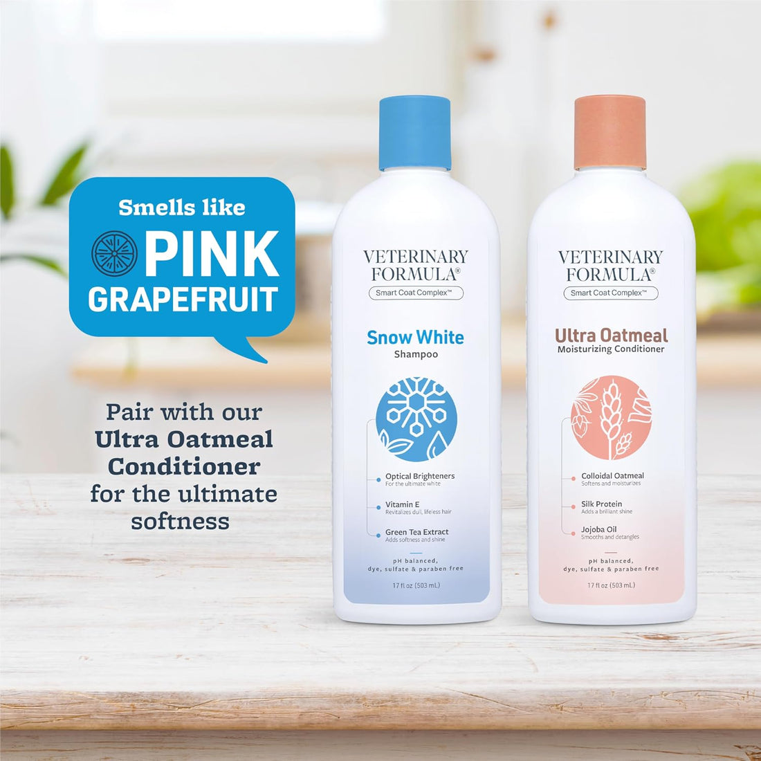 Veterinary Formula Smart Coat Whitening & Stain Remover Pet Shampoo