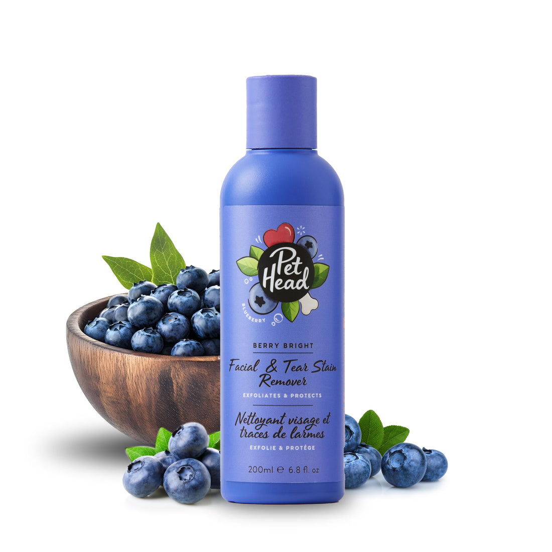 Pet Head Berry Bright Facial & Tear Stain Remover for Dogs