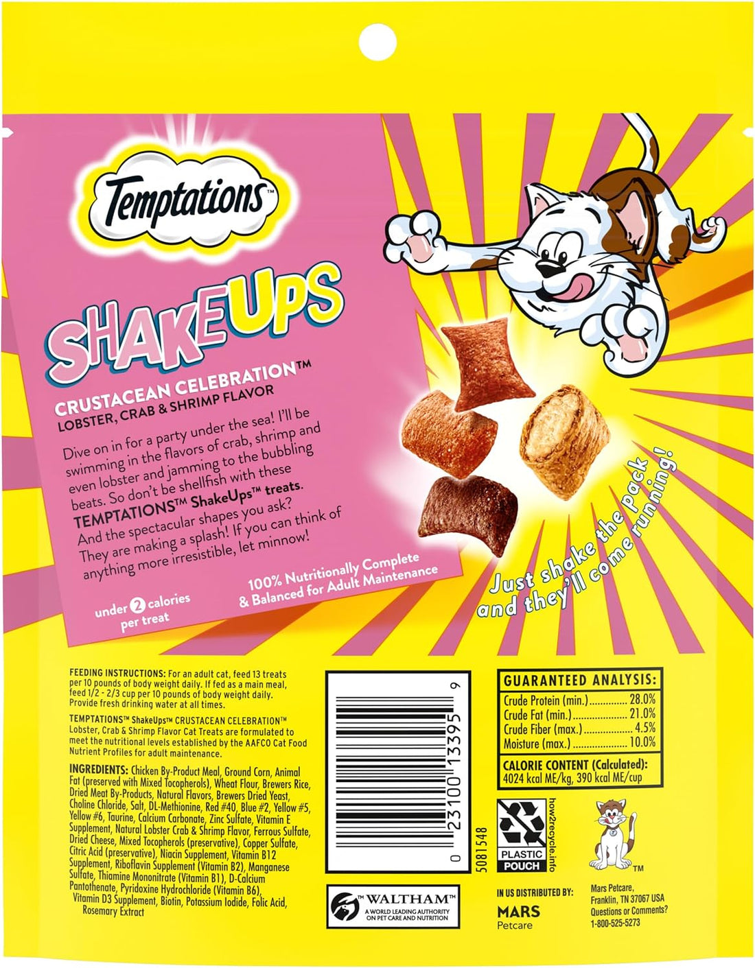 Temptations Cat Treats, Crustacean Celebration Flavor, 5.29 oz
