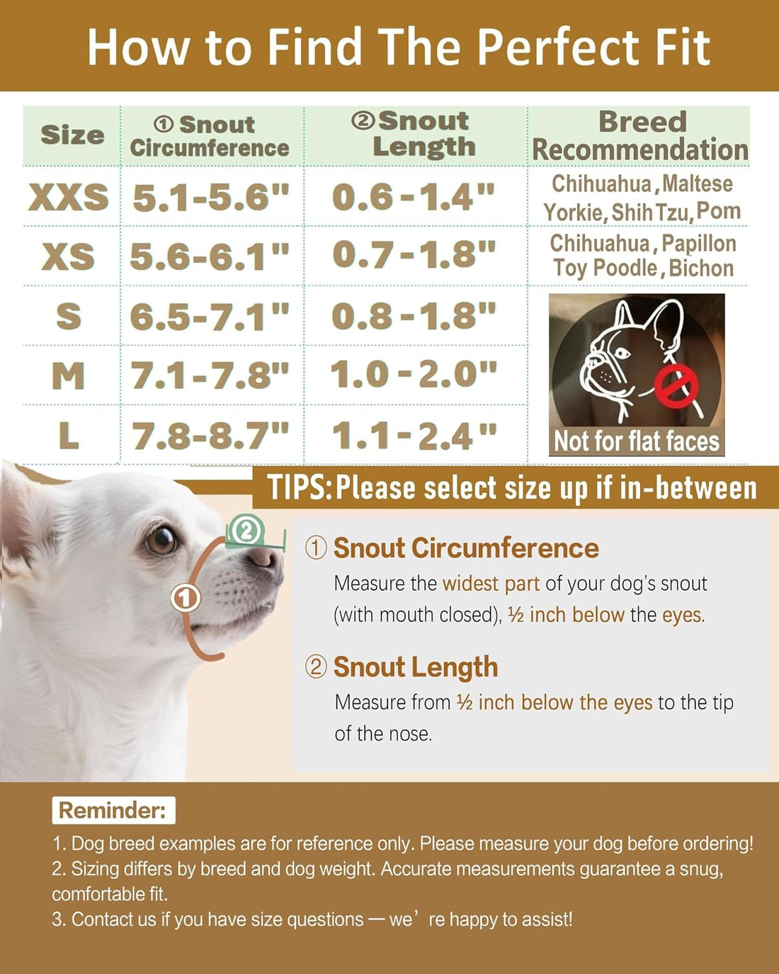 Soft Mesh Dog Muzzle for Short Snout Extra Small Dogs Anti-bite
