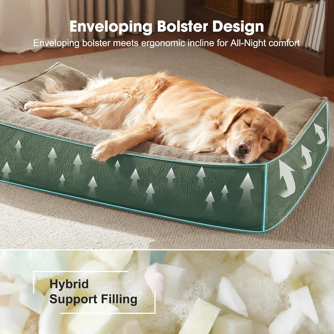 FURTIME Orthopedic Dog Bed Medium Size Dog