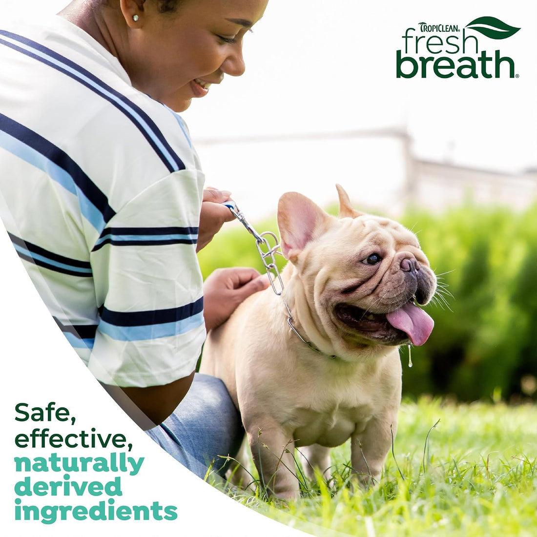 TropiClean Fresh Breath TripleFlex Dog Toothbrush, Small/Medium Dogs
