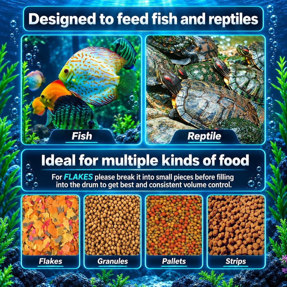 AquaMiracle Automatic Fish Feeder for Aquarium