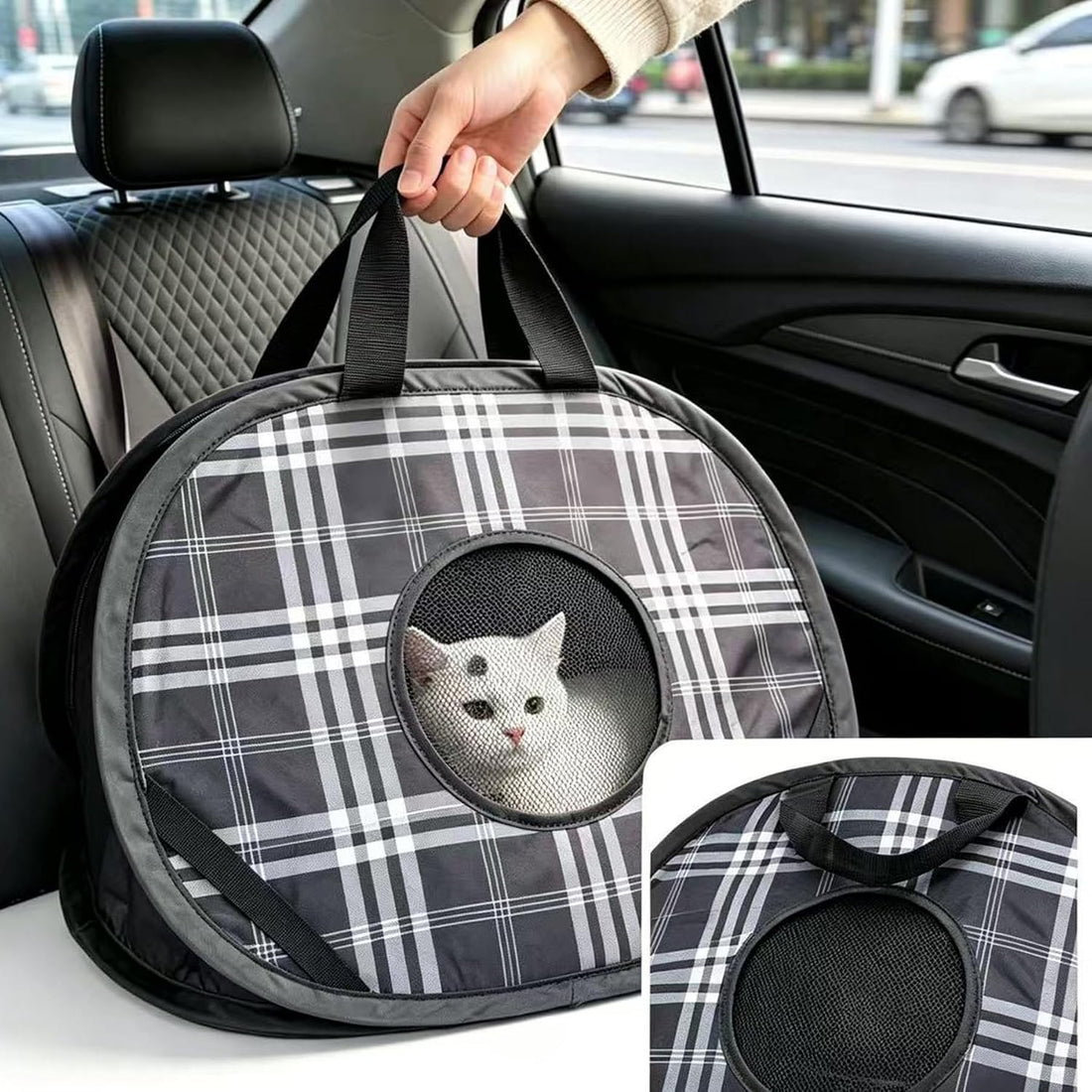 Pop Up Soft Sided Cat Carrier