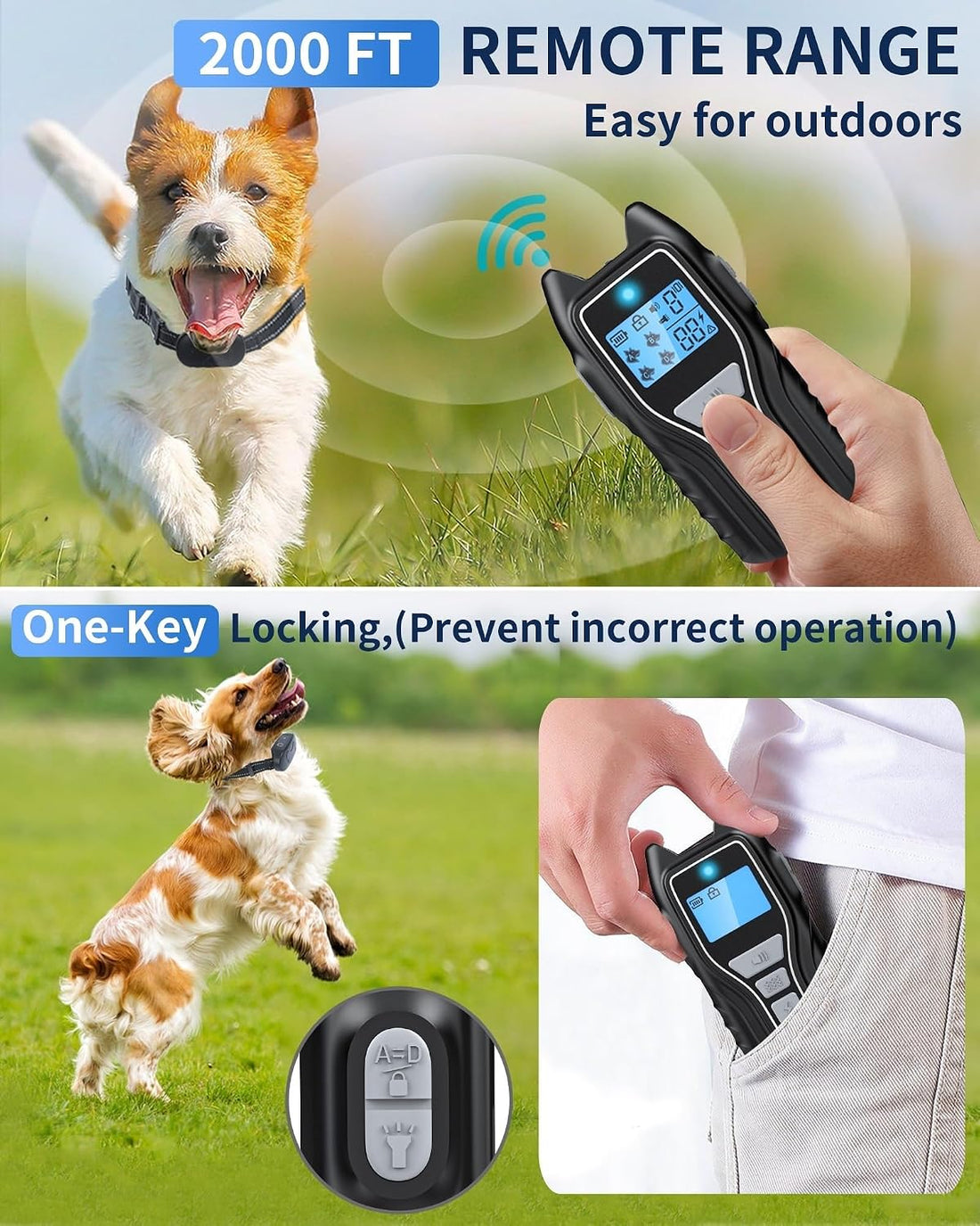 Dog Shock Collar with Remote Control