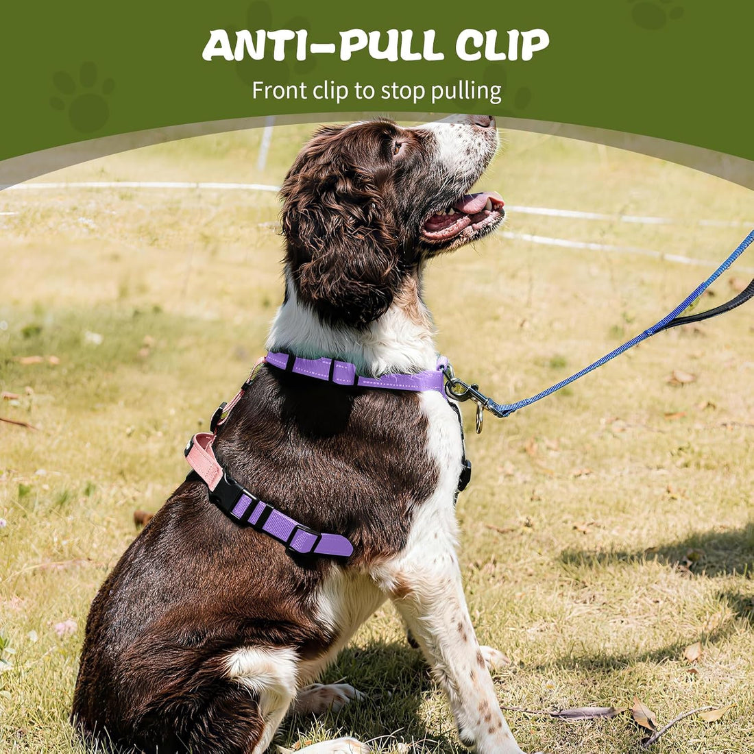 Dog Harness,Adjustable No Pull Dog Harness,Y-Shaped Design