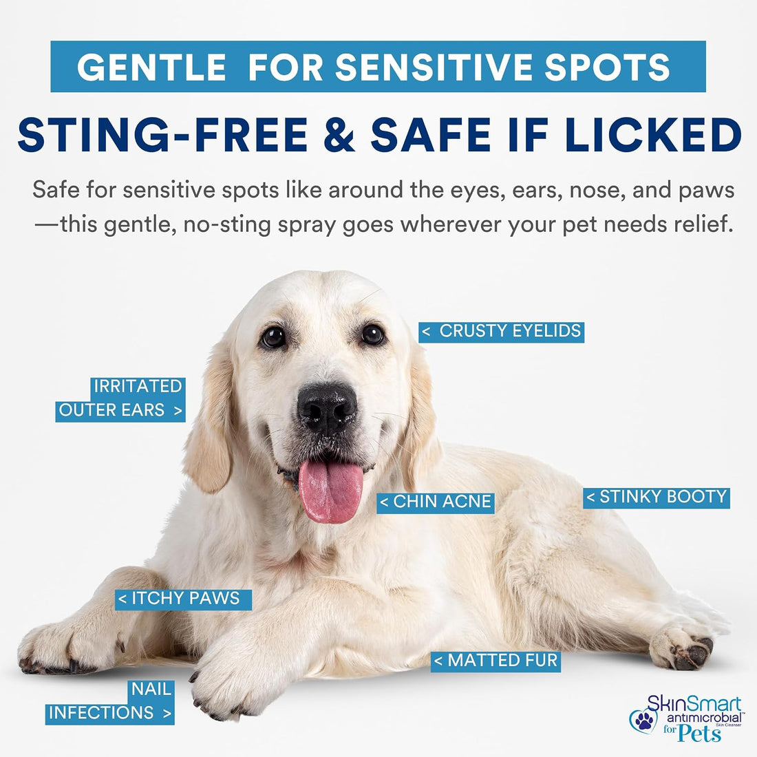 SkinSmart Antimicrobial Wound Care for Pets
