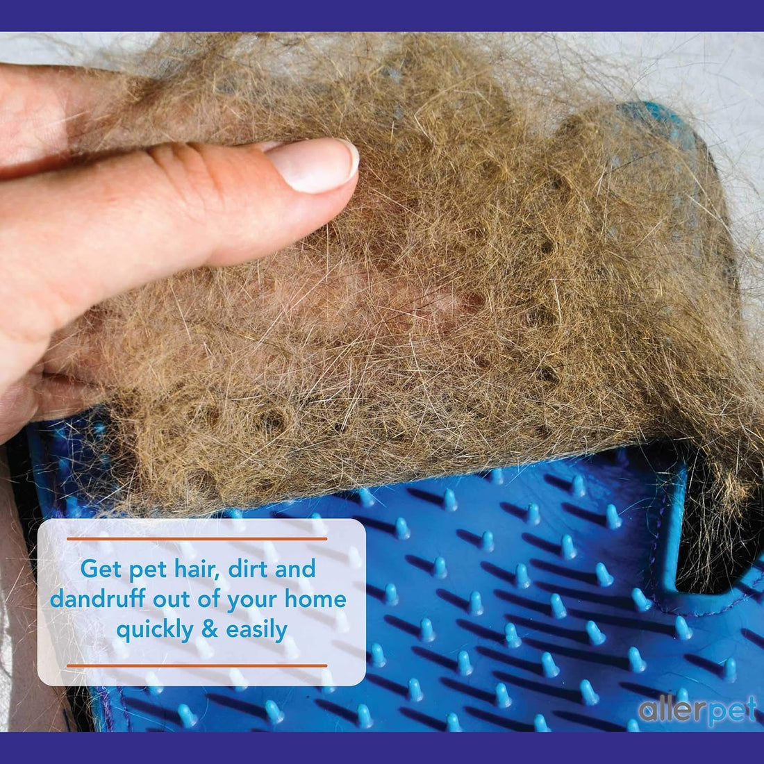 Allerpet Cat Dander Remover w/Free Pair of Grooming Gloves and Mitt