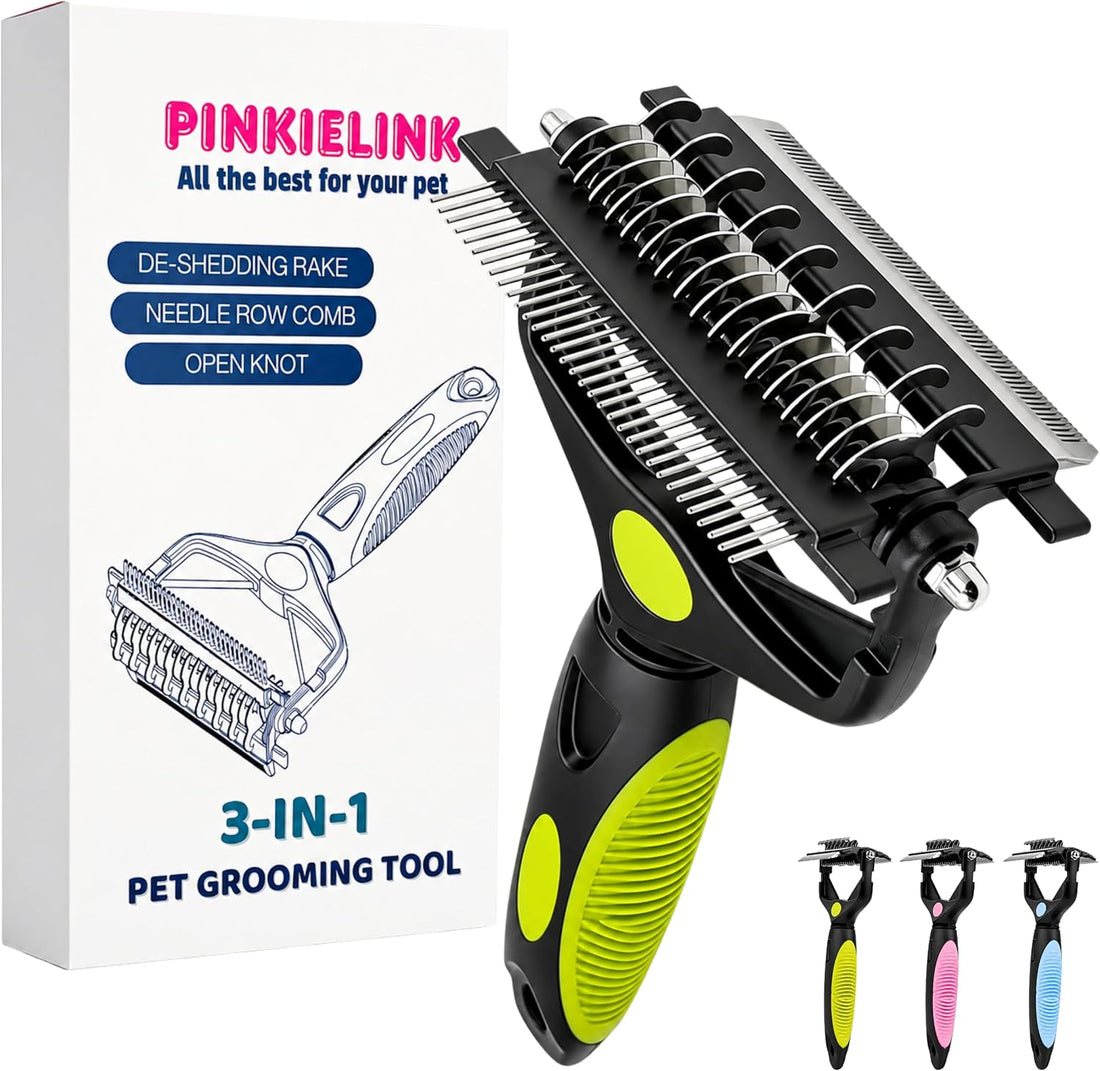 3-IN-1 Pet Grooming Tool - Undercoat Rake