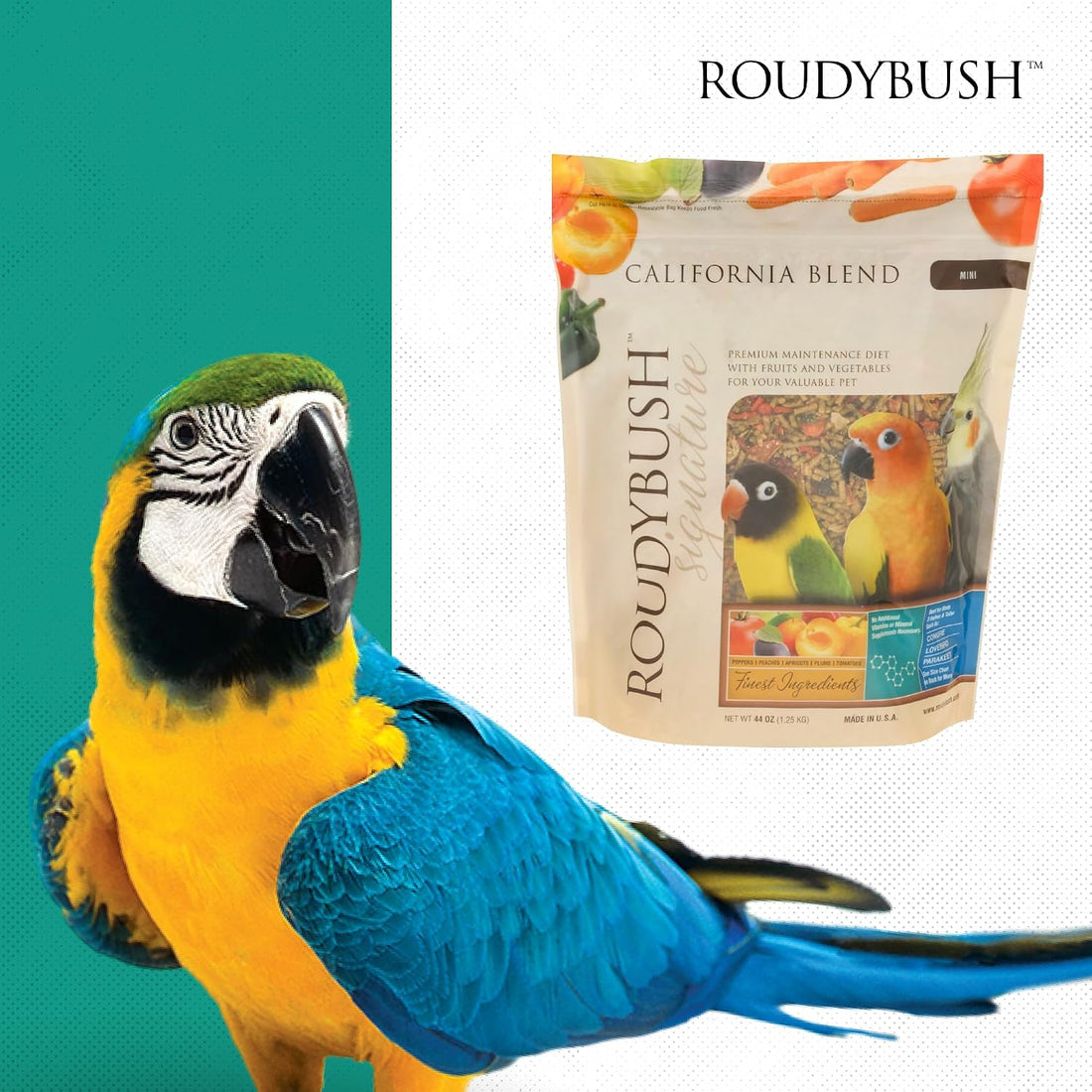 RoudyBush California Blend Bird Food
