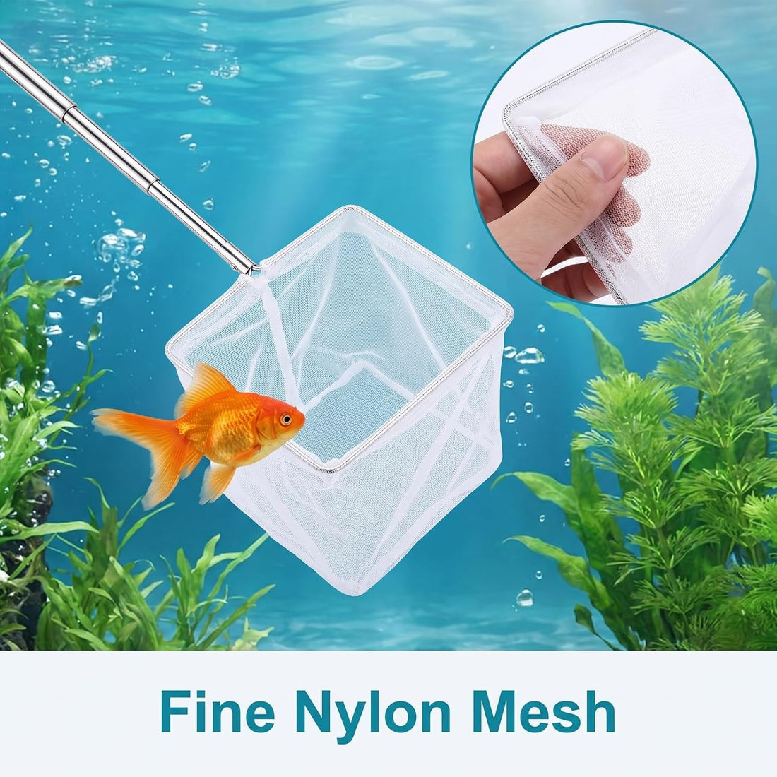 Jeffdad 4 Pcs Aquarium Shrimp Net