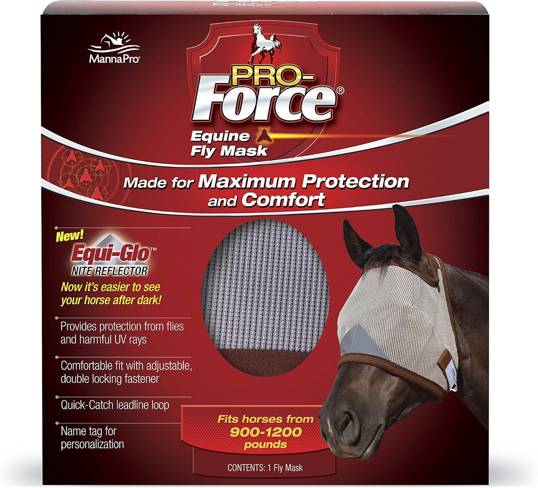 Pro-Force Horse Fly Mask with UV Protection
