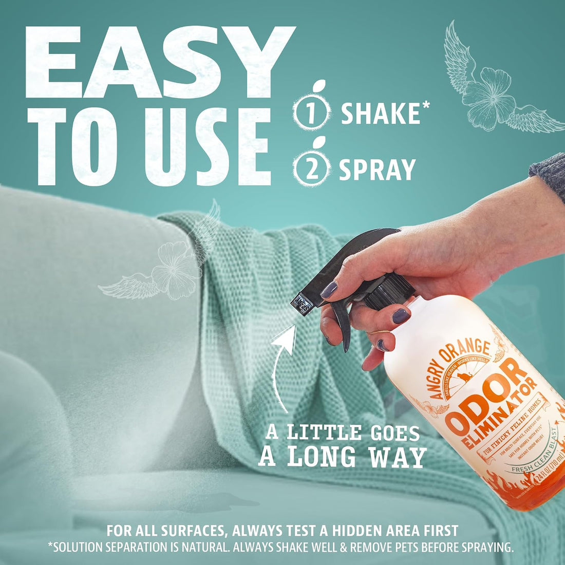 Angry Orange Pet Odor Eliminator Spray