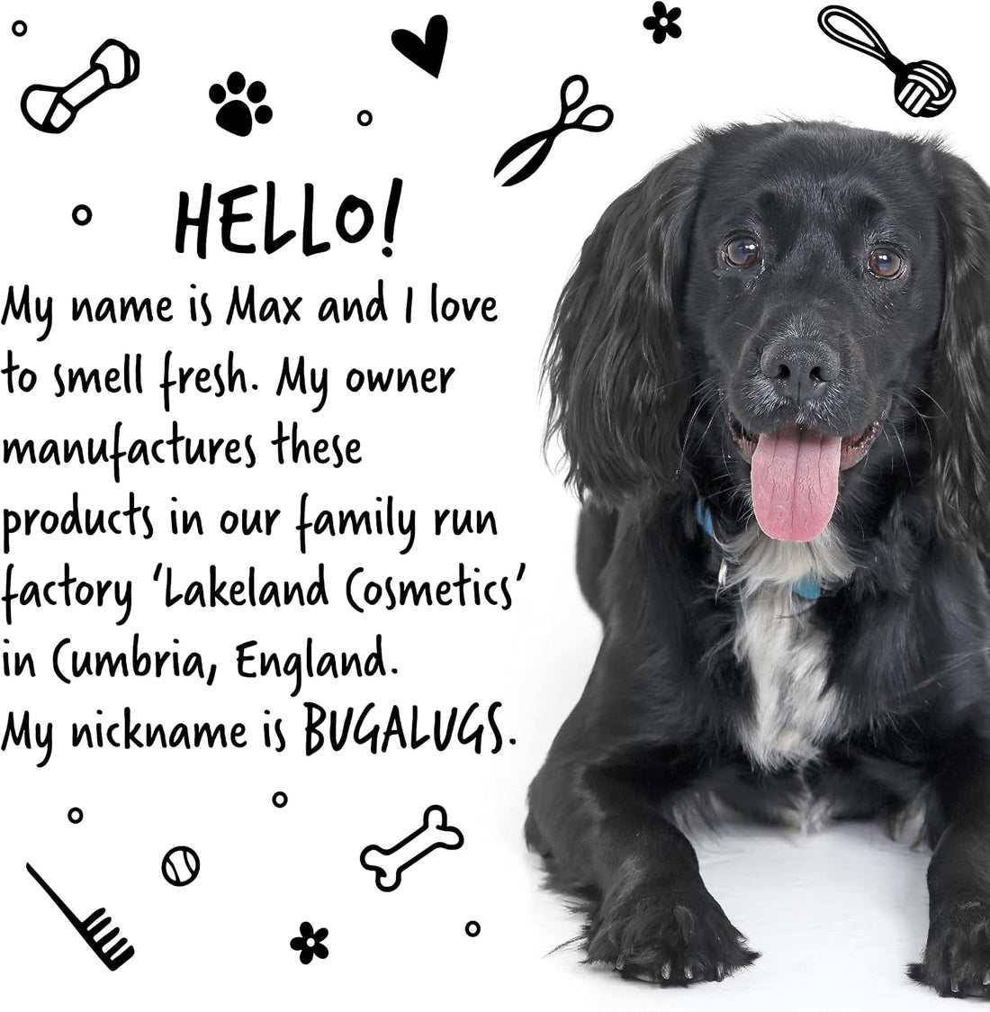 BUGALUGS Oatmeal & Aloe Vera Dog Shampoo Dog Grooming Shampoo