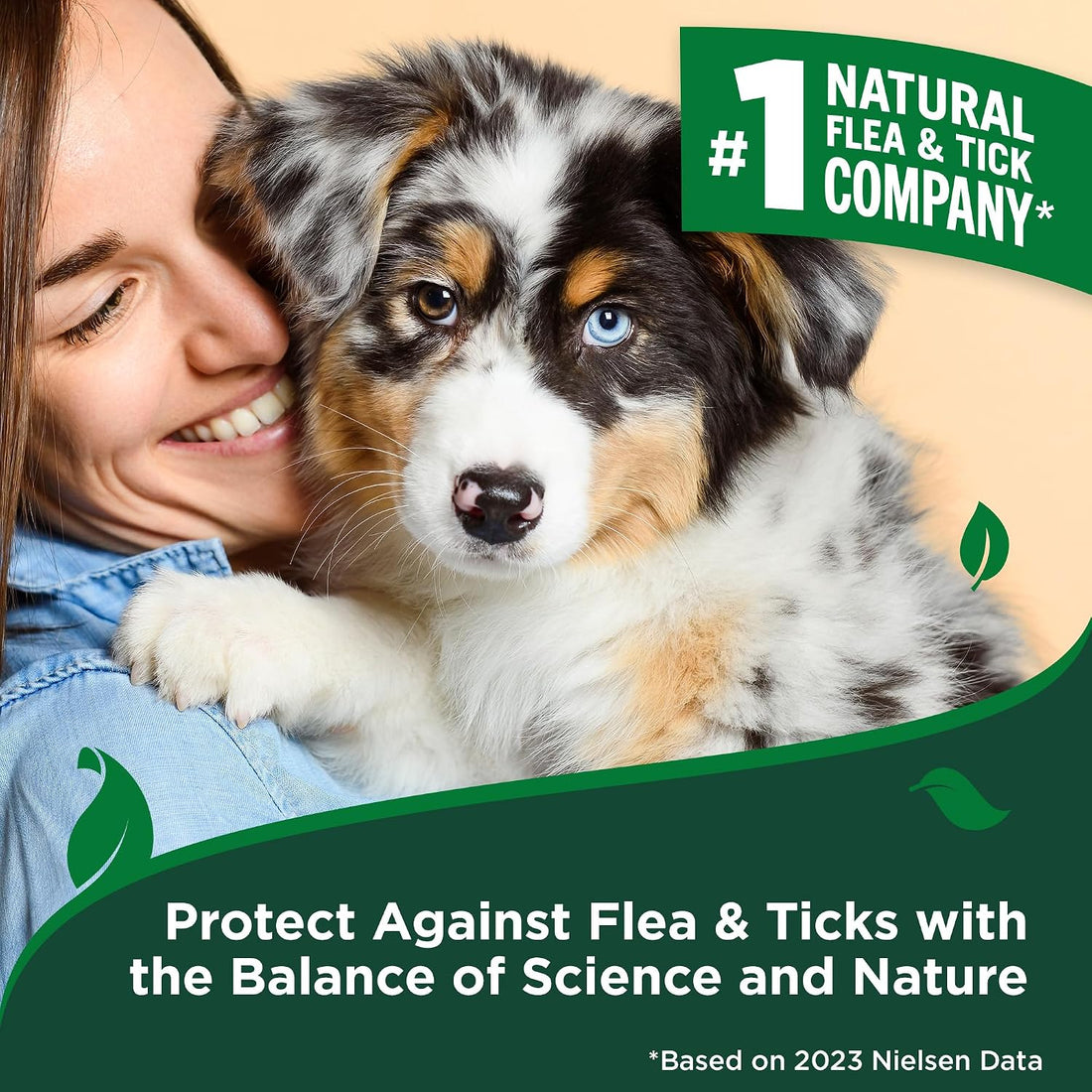 Vet's Best Flea & Tick Wipes for Dogs, Plant-Based, Pest Control