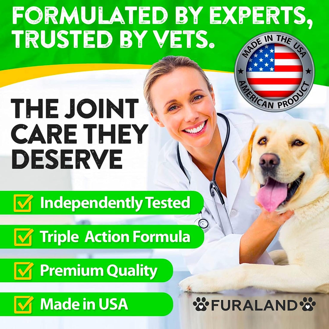 Hemp Hip and Joint Supplement for Dogs - Glucosamine for Dogs