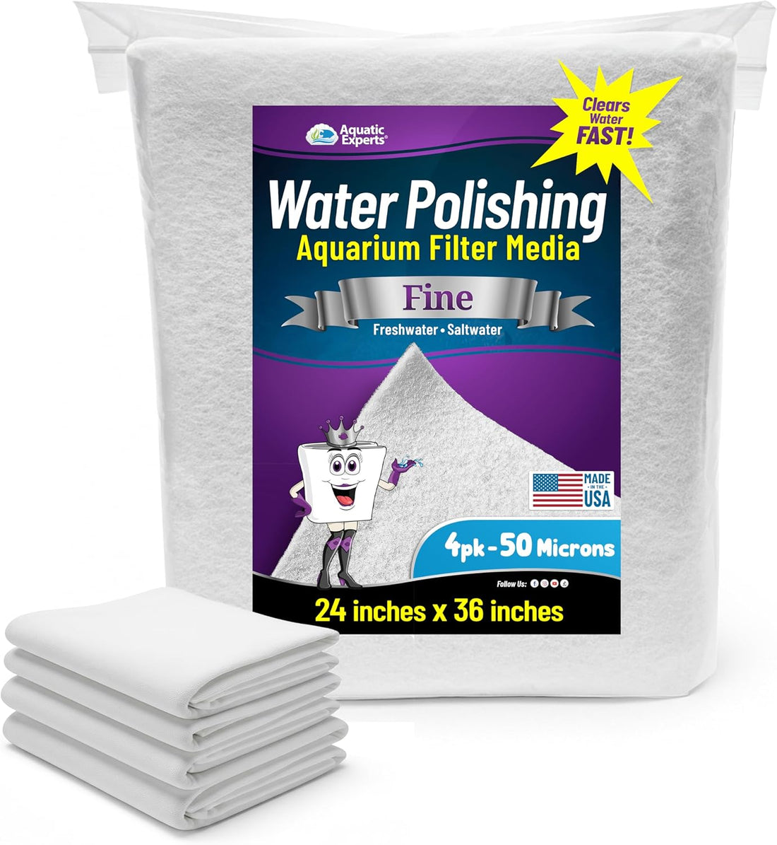 Aquatic Experts Aquarium Polishing Filter Pad