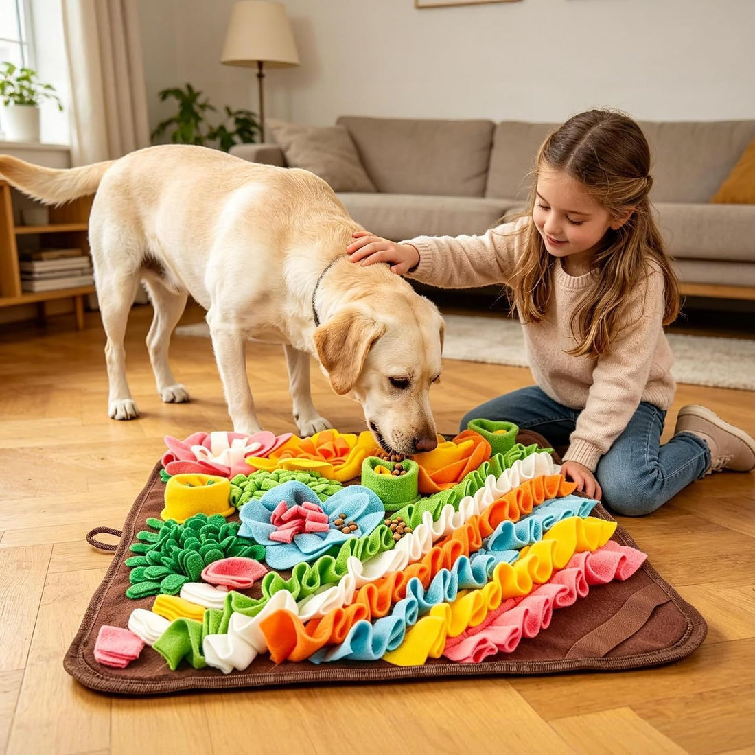 19.5" Large Snuffle Mat for Dogs - Dog Sniff Mat