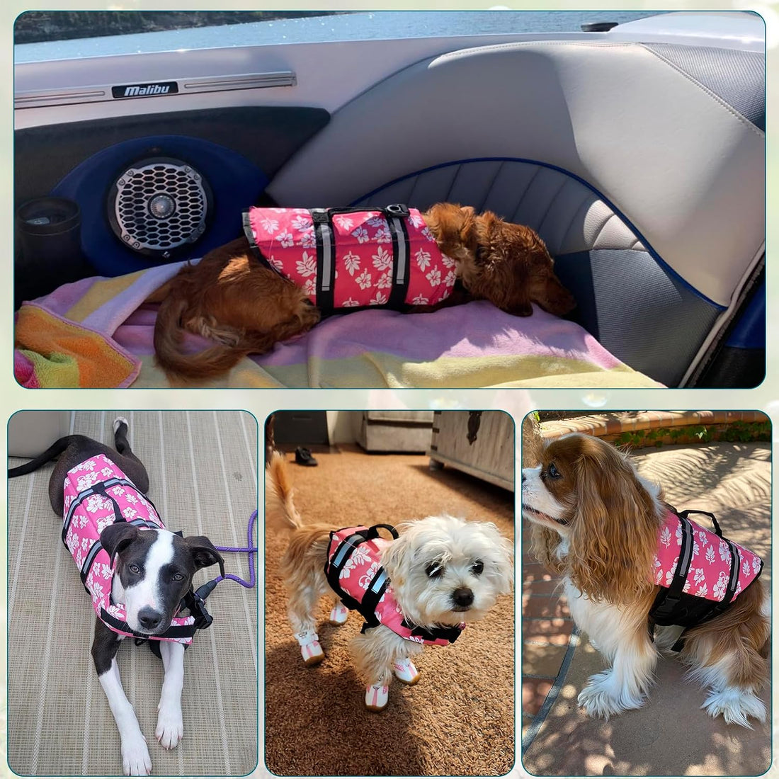 Dog Life Jacket Swimming Vest - Small Puppy Pool Float