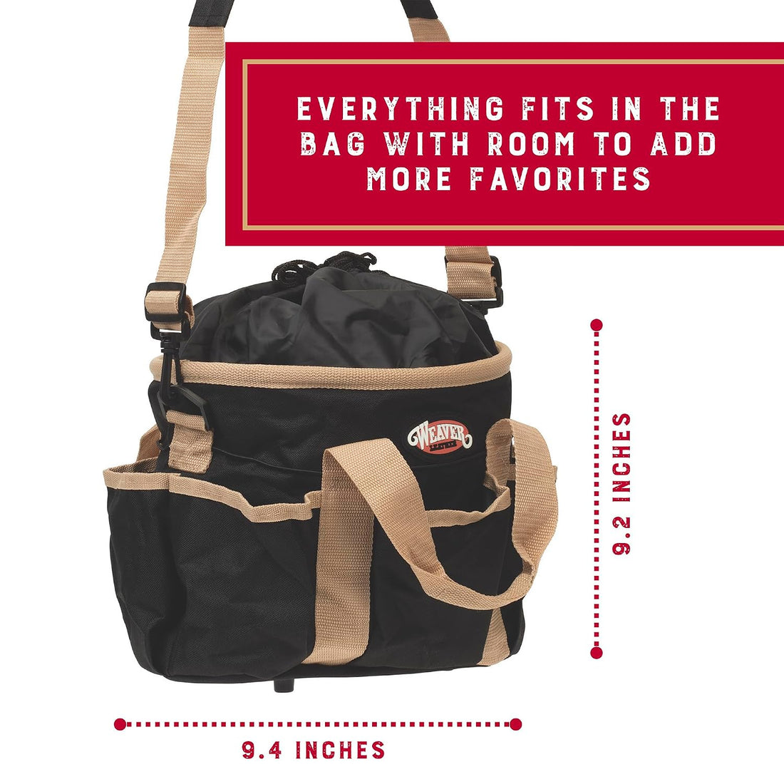 Weaver Equine Horse Grooming Kit, 7-Piece with Tote Bag