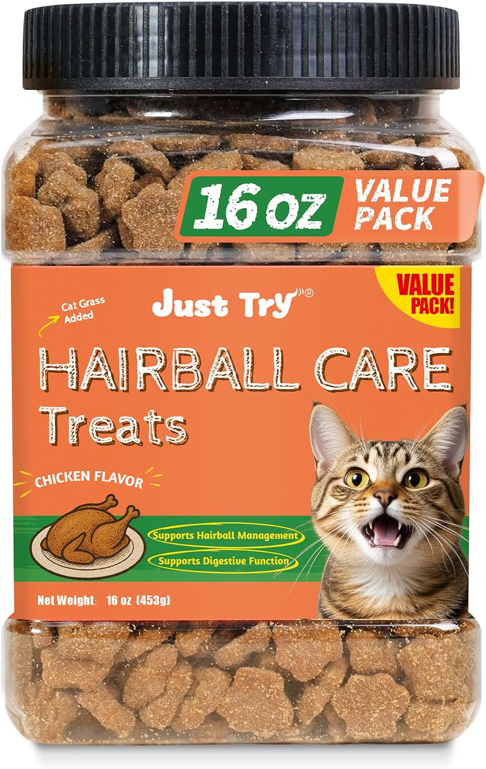 Just Try Urinary Cat Treats, Cranberry & D Mannose Formula Tract Bites