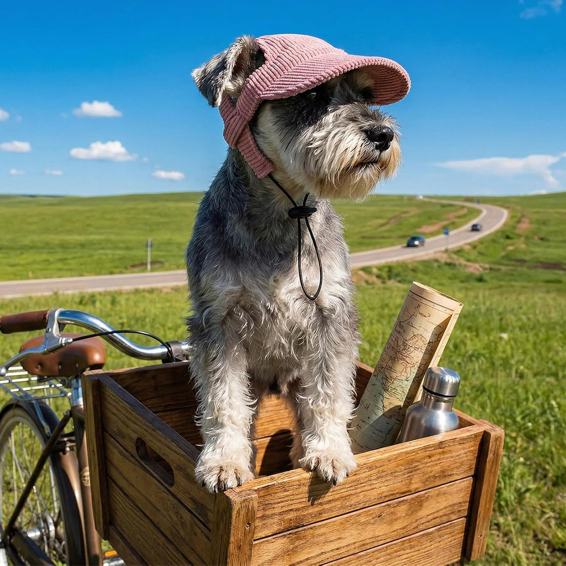 Rbenxia Dog Sun Hat with Ear Holes