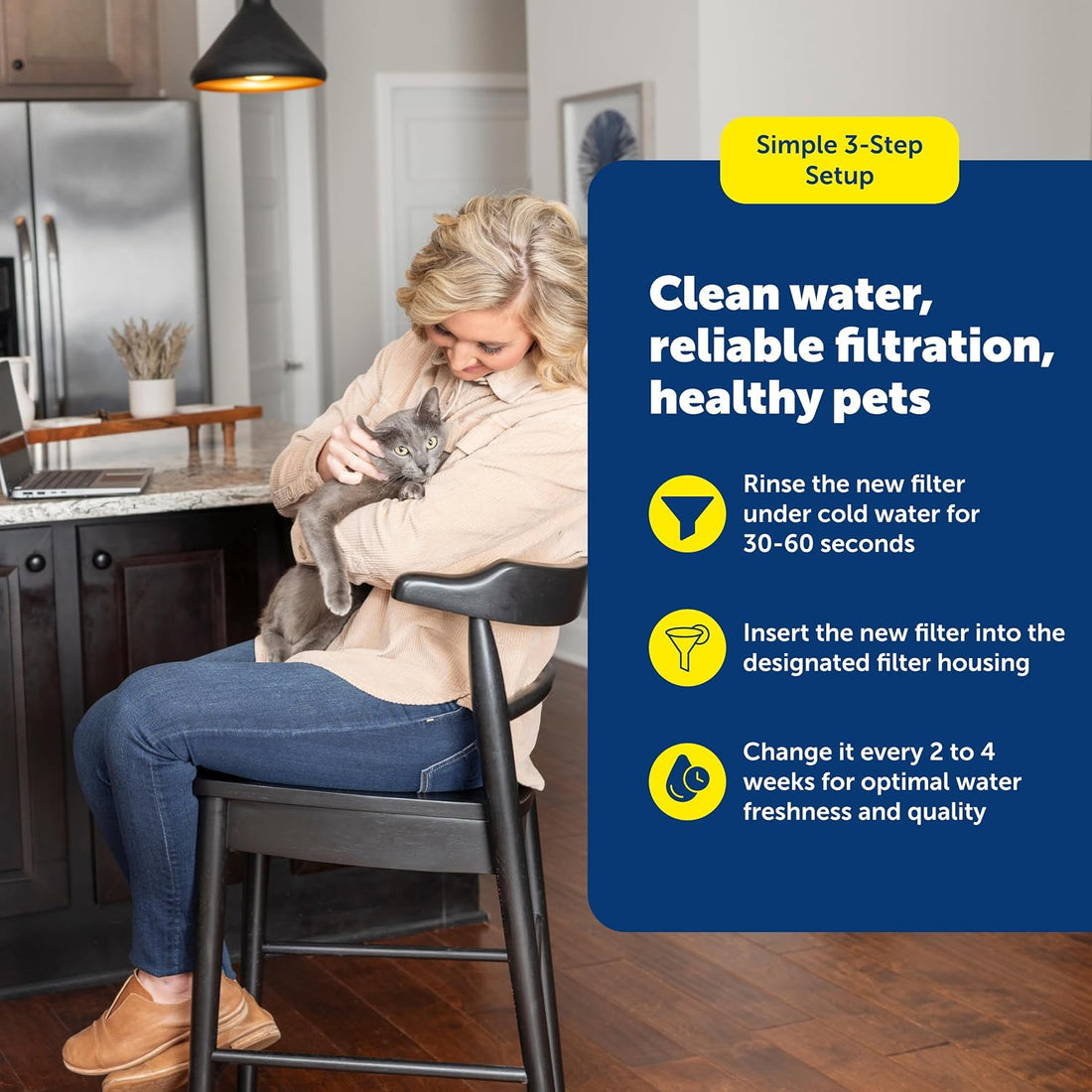 PetSafe Ion-X Pet Fountain Replacement Filters, Pack of 4