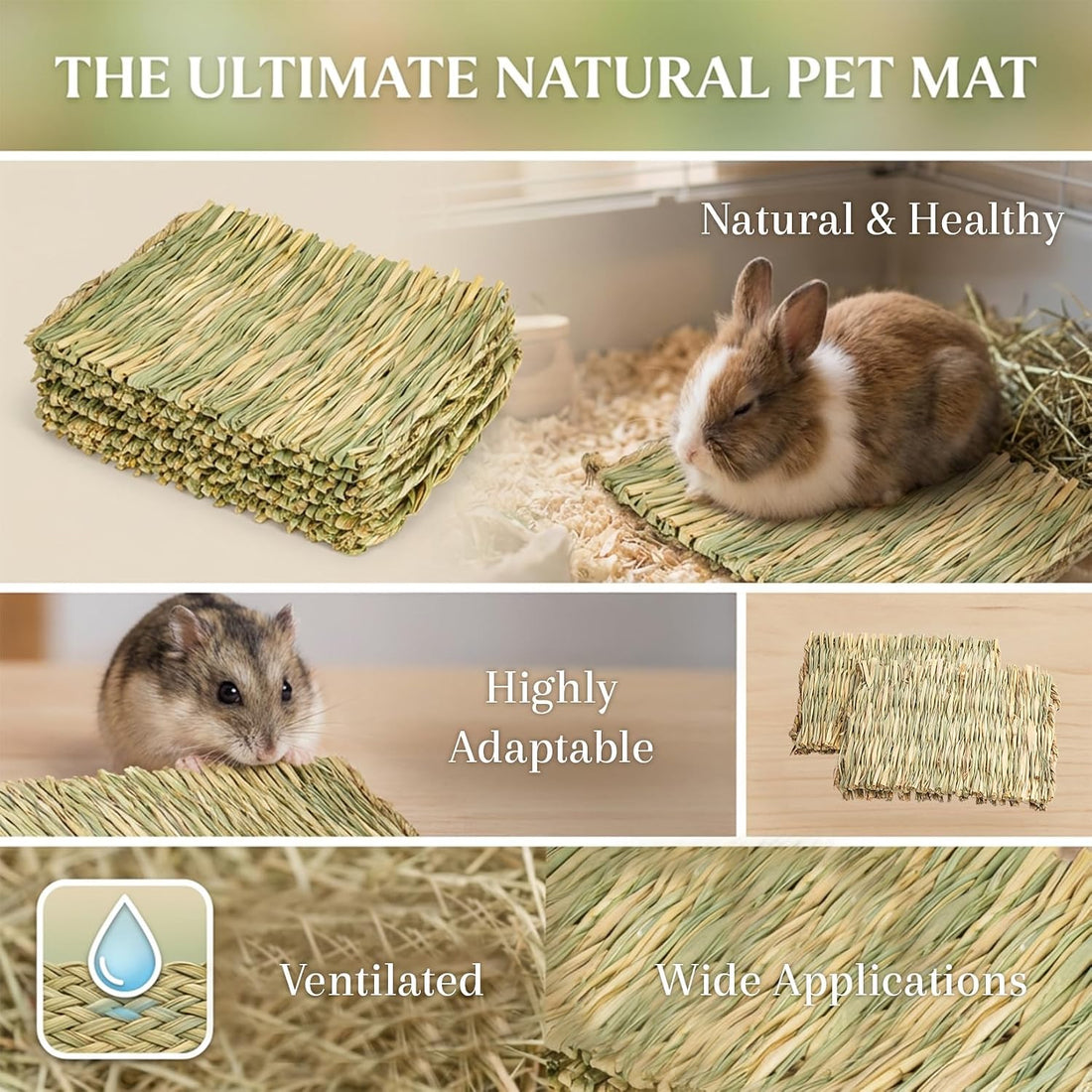 Sukh Bunny Mat, Grass Mats for Rabbits