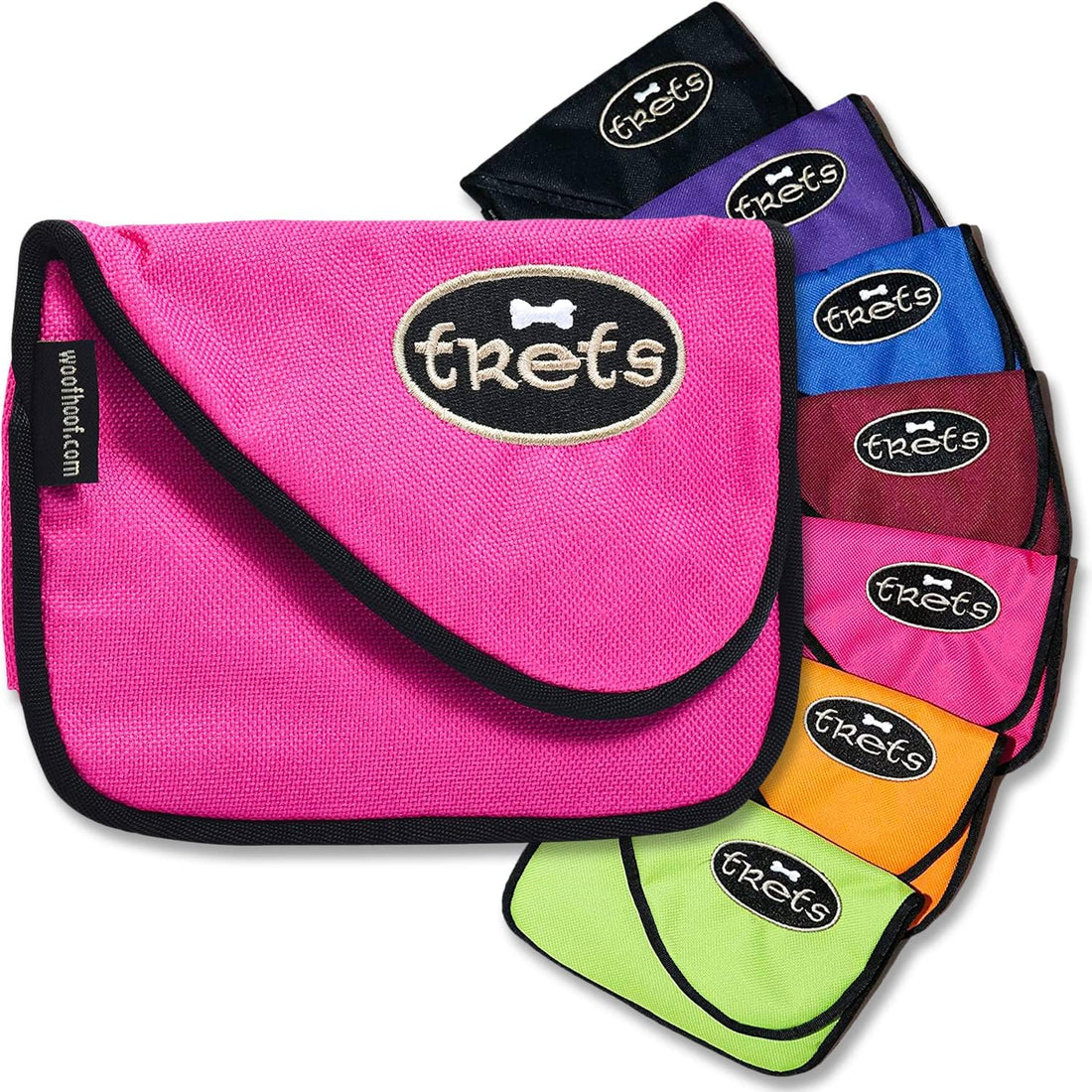 Woofhoof Dog Treat Pouch, Black Training Treat Pouch