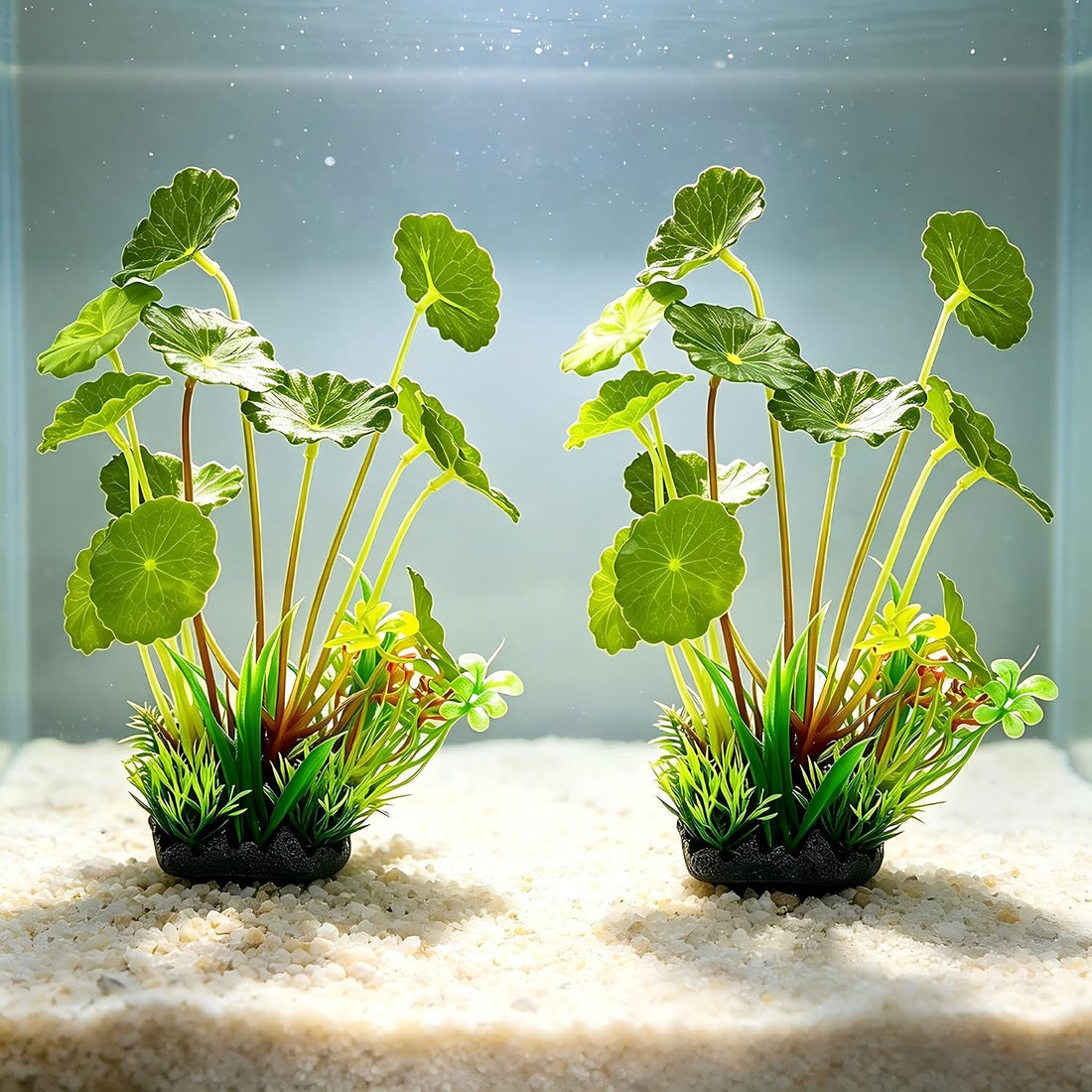 Silk Aquarium Plants 2 Pcs 8 Inches