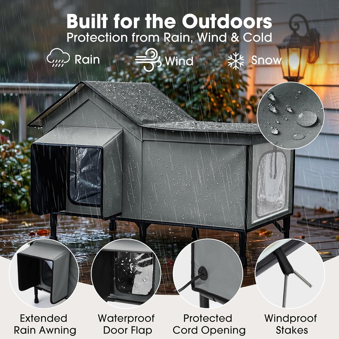 Heated Cat House for Outside