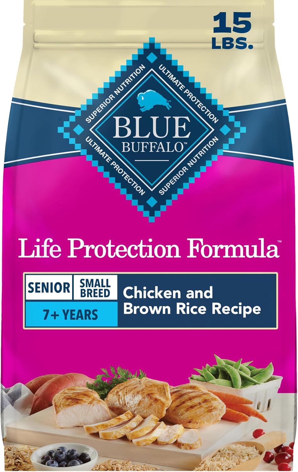 Blue Buffalo Life Protection Formula Chicken Small Senior Dog Food
