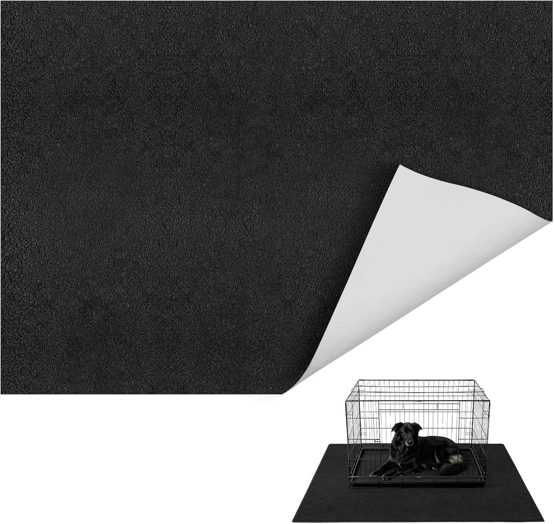 47"x61" Under Dog Crate Mat, Waterproof Floor Protector Mat