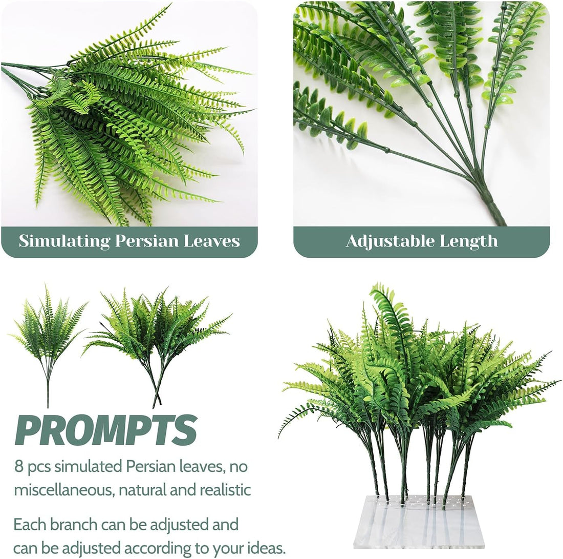 8Pcs Fake Grass Plants Pee Post for Dogs to Pee on
