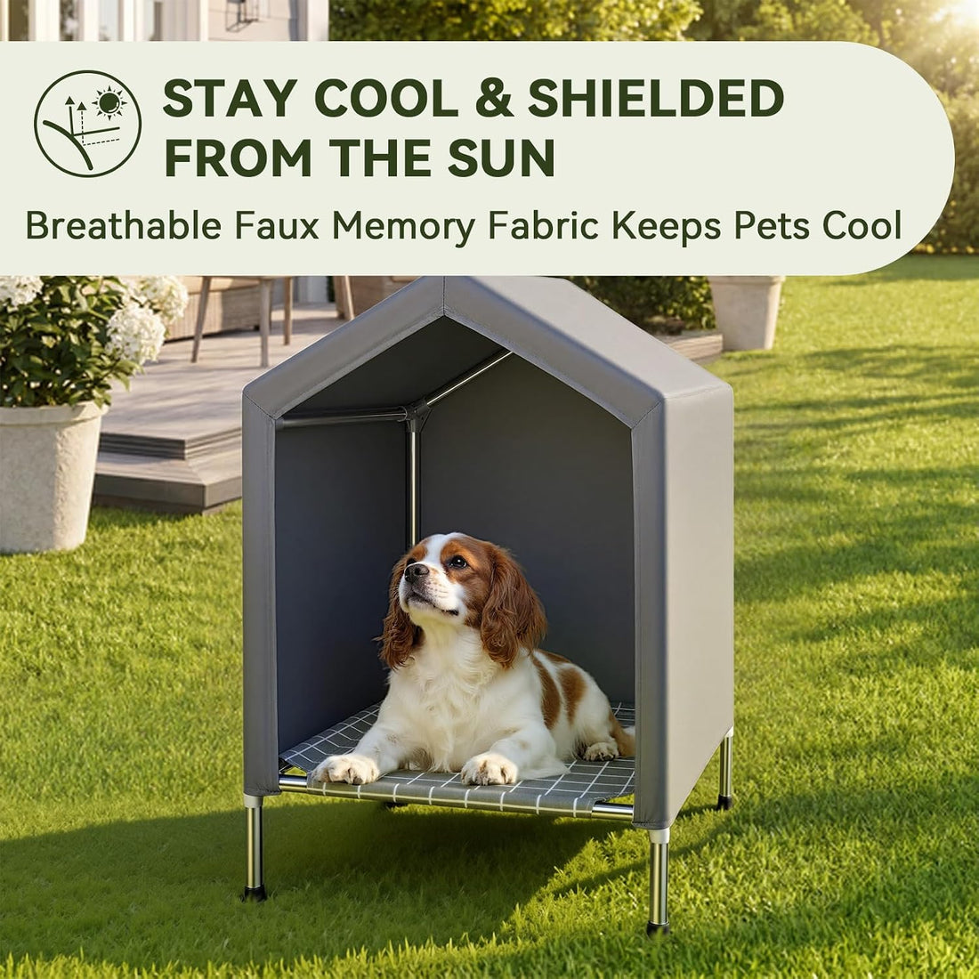 Elevated Dog House for Small Dogs