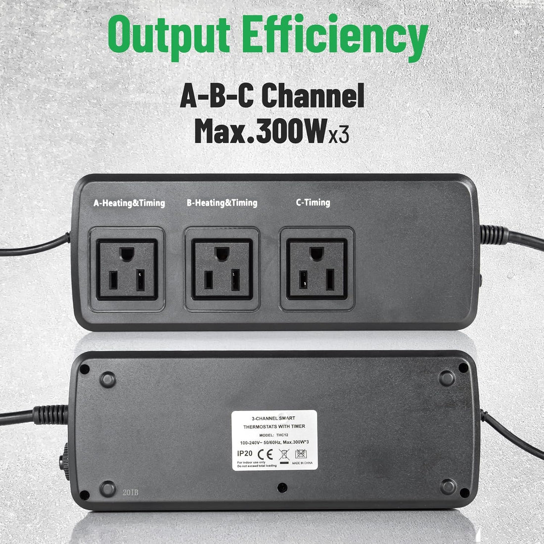 Smart Thermostat with Heating Timing Outlets
