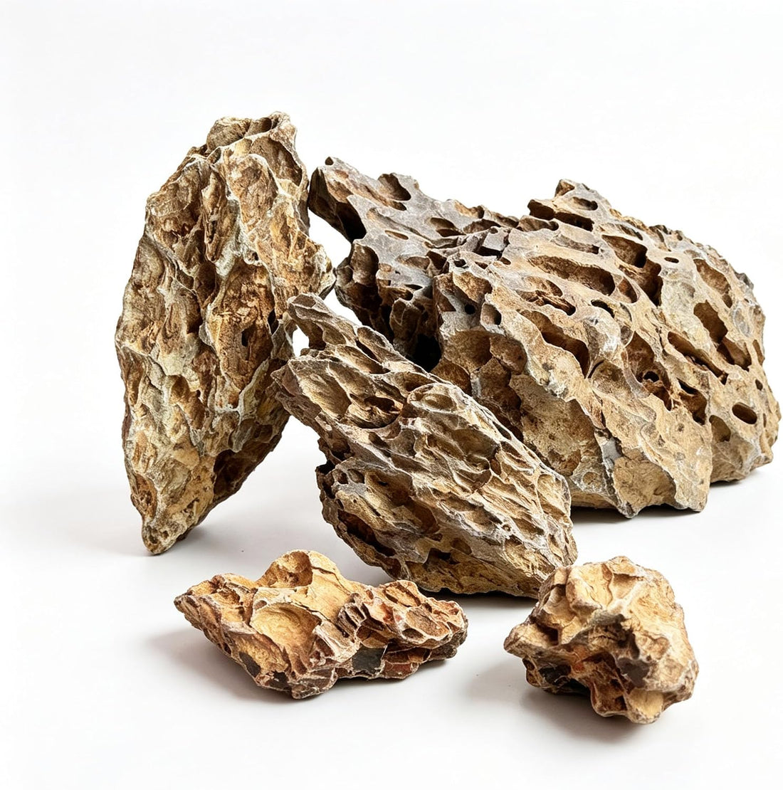 Seiryu Stone Aquascaping Rocks, 1 lb (2-4"), Aquarium Stone Set