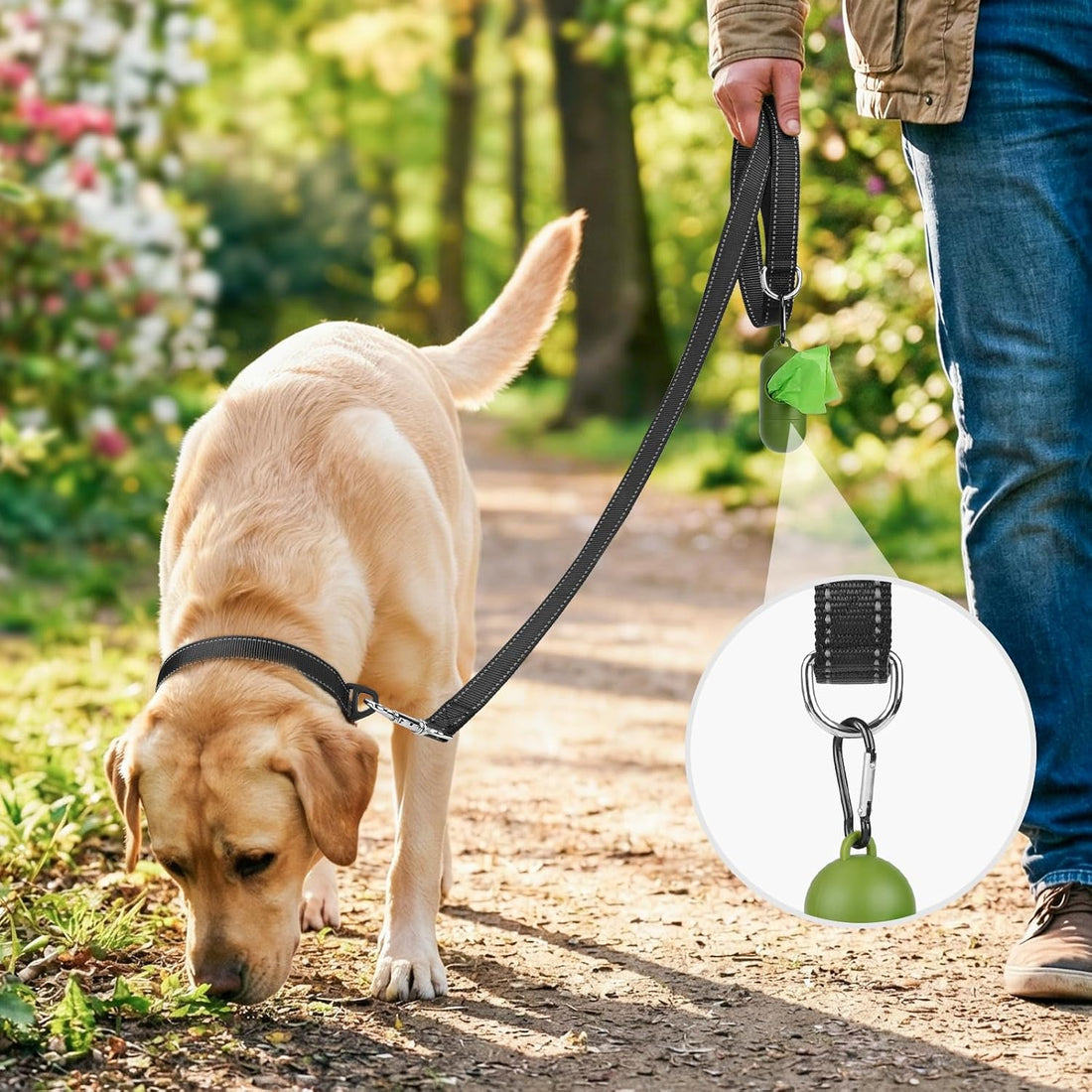 Joytale Dog Leash, 6 FT Double-Sided Reflective