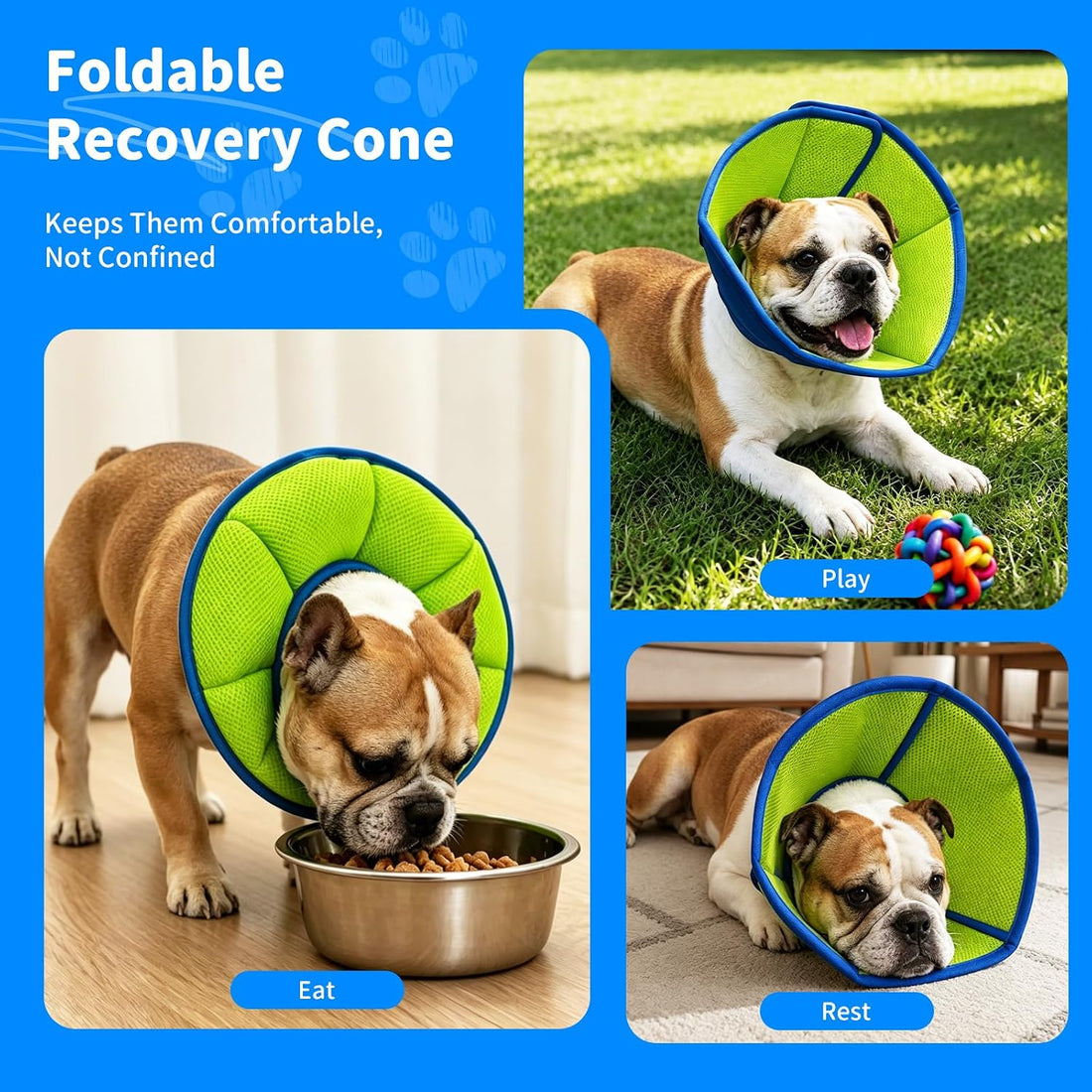 Soft Dog Cone Collar to Stop Licking, Recovery Collar After Surgery