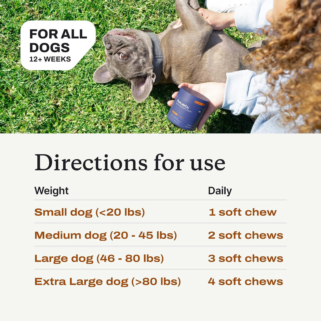 PetLab Co. Itch Relief Chews for Dogs, 30 Soft Chews, Pork